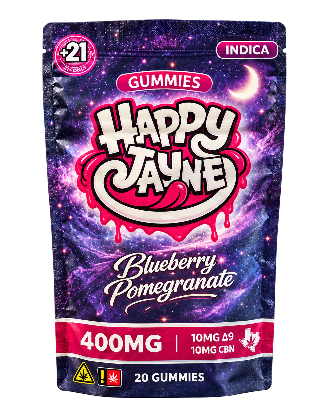 Full 20-count Blueberry Pomegranate bag